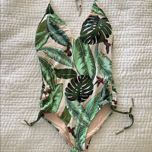 Seafolly Palm Print one piece swimsuit